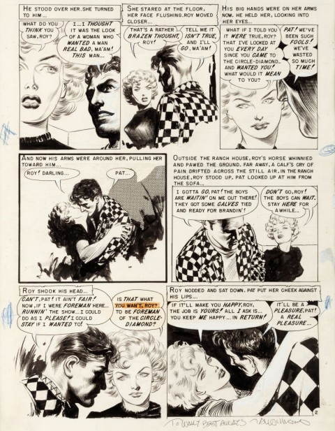Crime SuspenStories issue 17 page 2 by Al Williamson and Frank Frazetta.  Source.