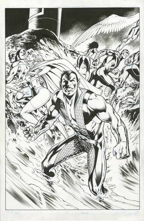 Dark Reign The List X-Men issue 1 cover by Alan Davis and Mark Farmer.  Source.