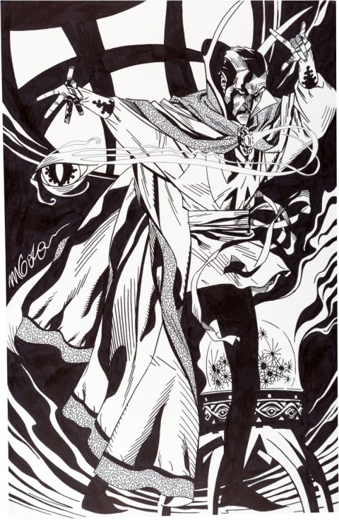 Doctor Strange by Michael Golden.  Source.