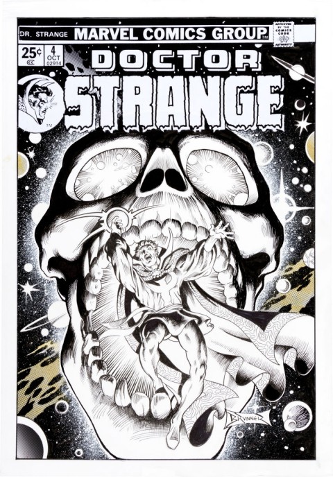 Doctor Strange issue 4 Cover Recreation by Frank Brunner.  Source.