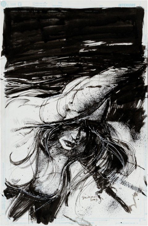 Elektra by Bill Sienkiewicz.  Source.