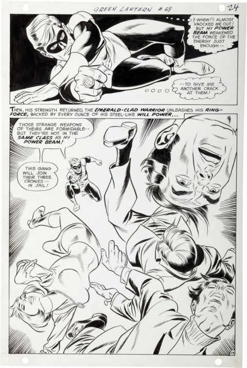 Green Lantern issue 69 page 19 by Gil Kane and Wally Wood.  Source.