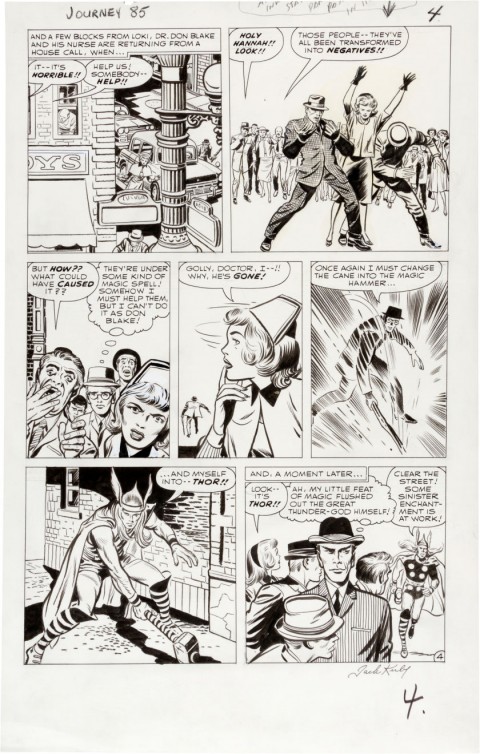 Journey Into Mystery issue 85 page 4 by Jack Kirby and Dick Ayers.  Source.