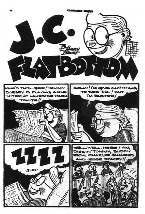 First J. C. Flatbottom story from Commando Comics No. 18