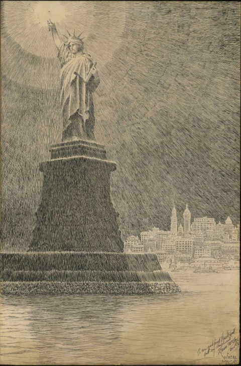 Statue Of Liberty by Winsor McCay.  Source.