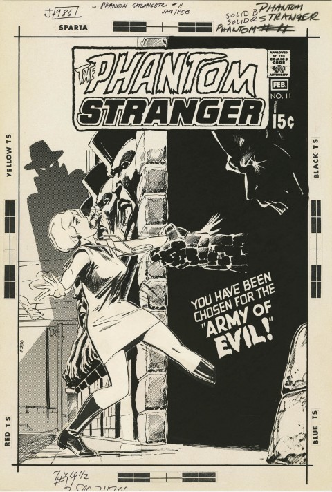 The Phantom Stranger issue 11 cover by Neal Adams.  Source.