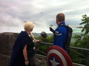 Thor and Captain America Niagara Falls