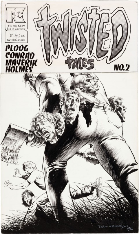 Twisted Tales issue 2 cover by Bernie Wrightson.  Source.