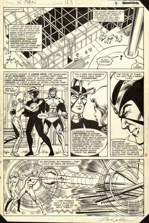 Uncanny X-Men issue 163 page 9 by Dave Cockrum and Bob Wiacek.  Source.