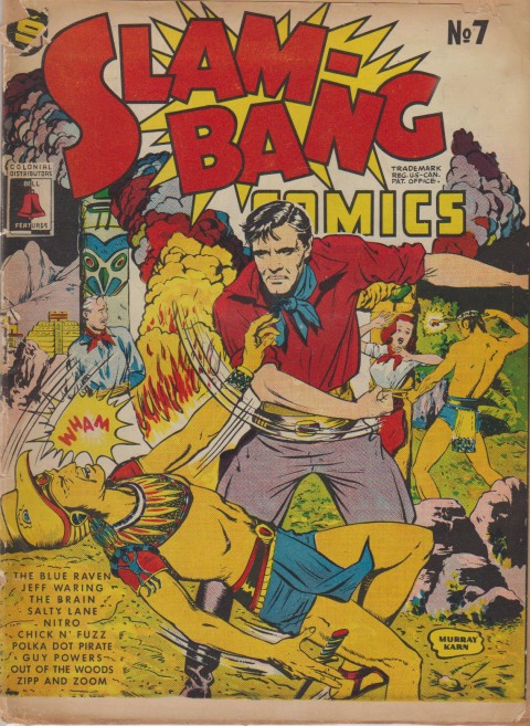 Slam-Bang Comics No. 7 cover by Murray Karn