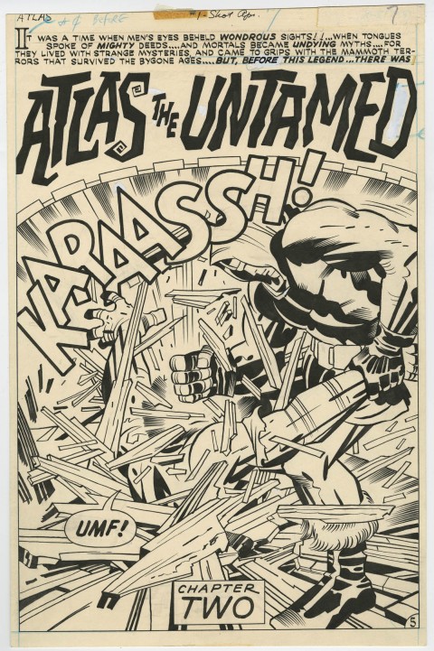 1st Issue Special issue 1 page 5 by Jack Kirby and D. Bruce Berry.  Source.