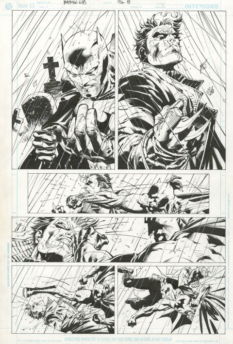 Batman issue 618 page 8 by Jim Lee and Scott Williams.  Source.