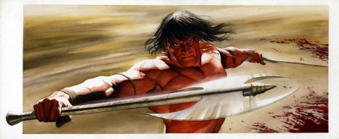 Conan: The Ultimate Guide cover by Alex Ross.  Source.