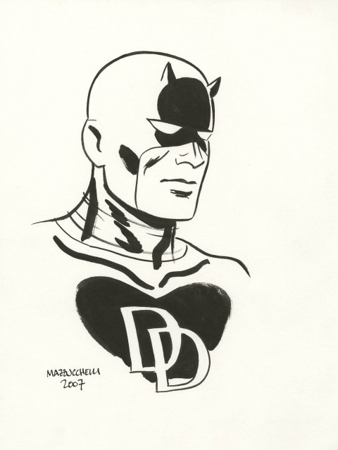 Daredevil by David Mazzucchelli.  Source.