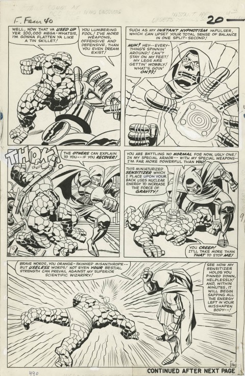 Fantastic Four issue 40 page 16 by Jack Kirby and Vince Colletta.  Source.