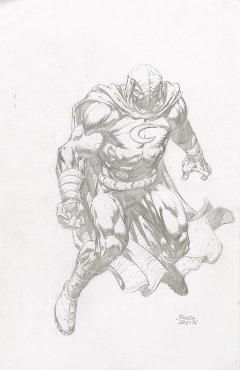 Moon Knight by David Finch.  Source.