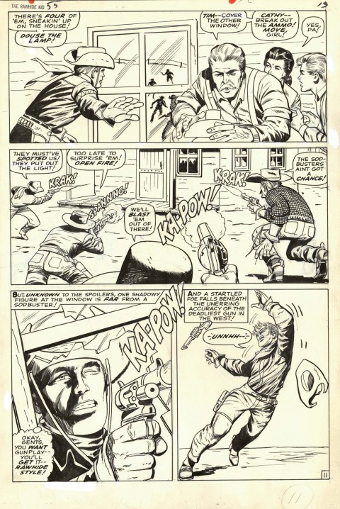 Rawhide Kid issue 55 page 11 by Larry Lieber and Vince Colletta.  Source.