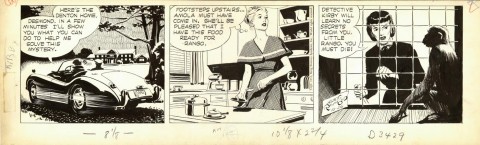 Rip Kirby 10-26-1953 by Alex Raymond.  Source.