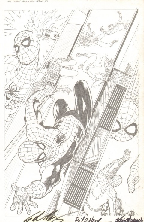 Spider-Man The Short Halloween issue 1 page 10 by Kevin Maguire.  Source.