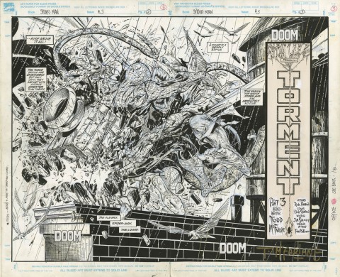 Spider-Man issue 3 splash by Todd McFarlane.  Source.