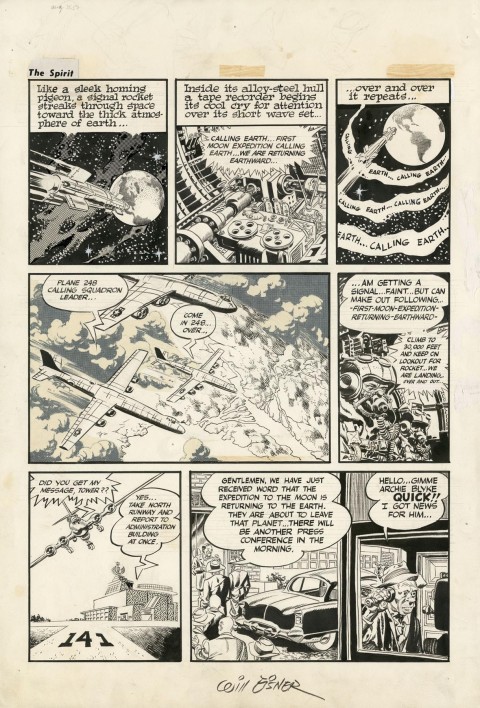 Spirit Section 8-31-1952 by Wally Wood and Will Eisner.  Source.