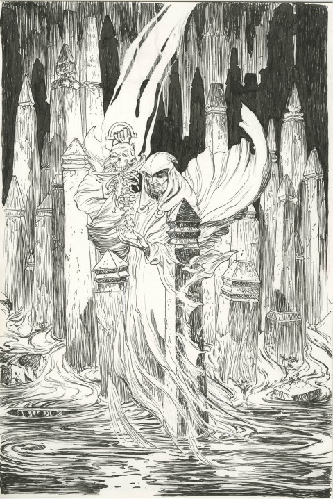 Tales Of The Unexpected issue 2 cover by Michael Kaluta.  Source.