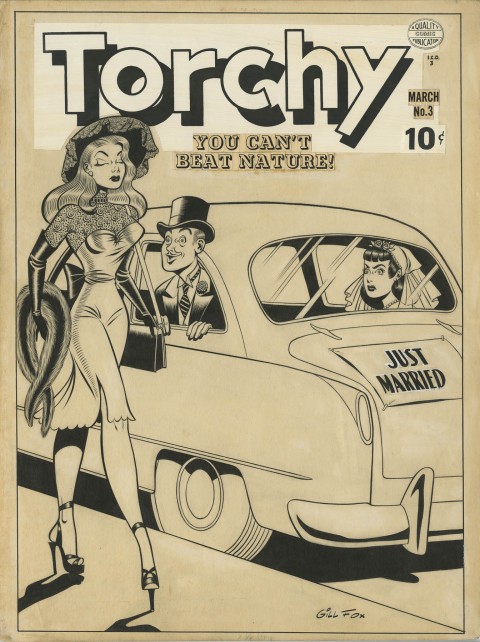 Torchy issue 3 cover by Gill Fox.  Source.