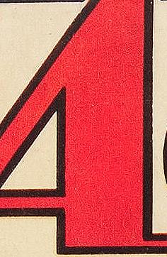 Action Comics Logo up close