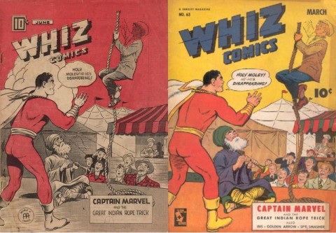 Whiz Comics Vol. 4 No. 6 and Whiz 63