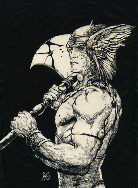 Conan The Barbarian by Barry Windsor-Smith.  Source.