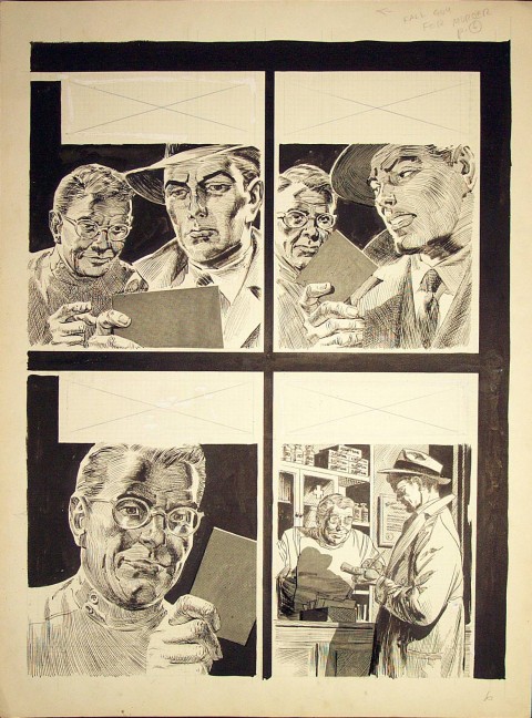 Crime Illustrated issue 1 page 6 by Bernie Krigstein.  Source.