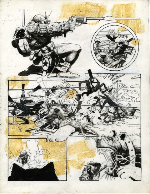 Epic Illustrated issue 14 Cholly and Flytrap page by Arthur Suydam.  Source.