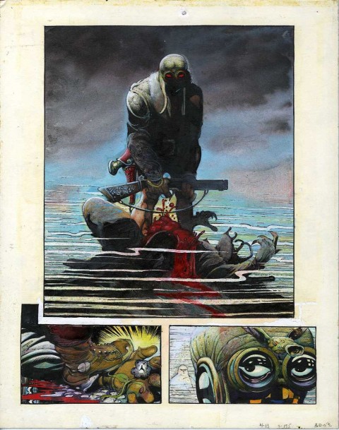 Epic Illustrated issue 8 Cholly and Flytrap page by Arthur Suydam.  Source.