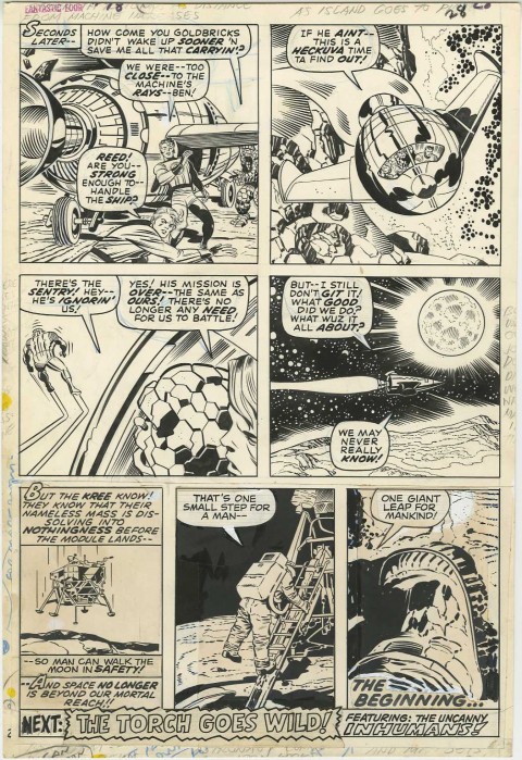 Fantastic Four issue 98 page 20 by Jack Kirby and Joe Sinnott.  Source.