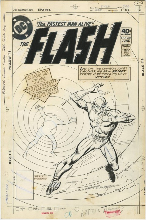 Flash issue 286 cover by Don Heck.  Source.