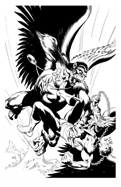 Hawkman by Jose Luis Garcia-Lopez and Paul Smith.  Source.