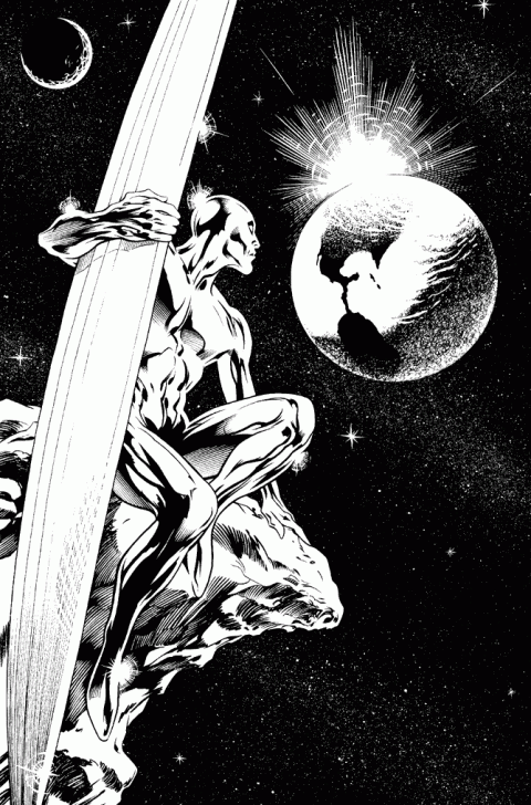 Silver Surfer by Alan Davis.  Source.