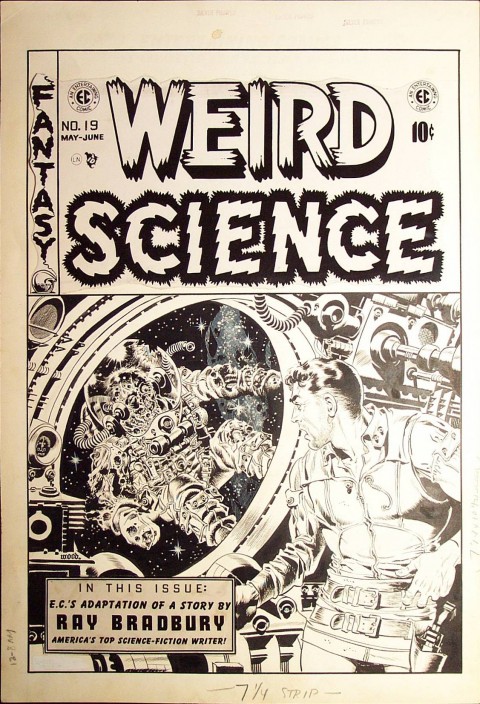 Weird Science issue 19 cover by Wally Wood.  Source.