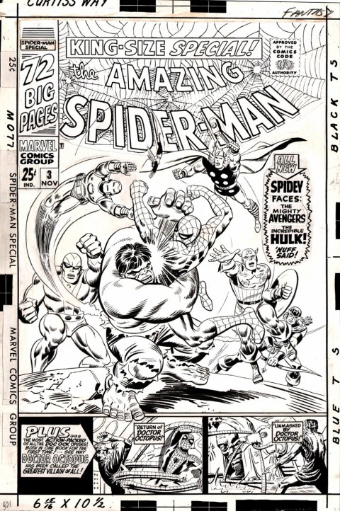 Amazing Spider-Man Annual 3 cover by John Romita and Mike Esposito