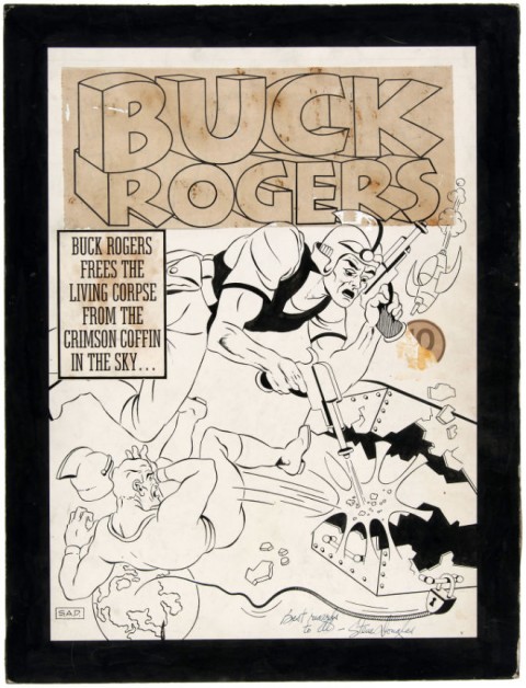 Buck Rogers issue 3 cover by Stephen Douglas.  Source.