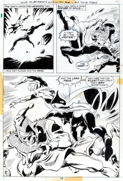 Daredevil issue 100 page 18 by Gene Colan and John Tartaglione.  Source.