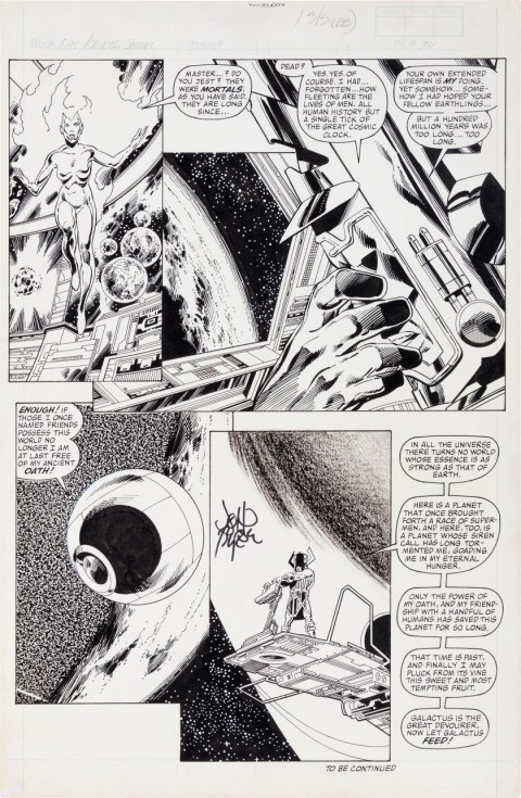 Epic Illustrated issue 29 The Last Galactus Story page 6 by John Byrne and Terry Austin.  Source.