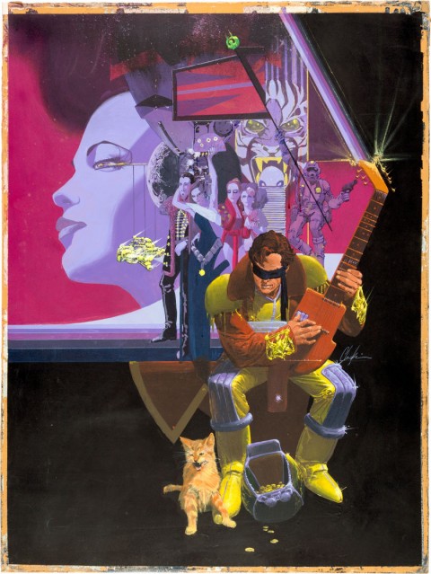 Epic Illustrated issue 8 Cover by Howard Chaykin.  Source.