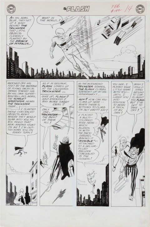 Flash issue 142 page 12 by Carmine Infantino and Joe Giella.  Source.