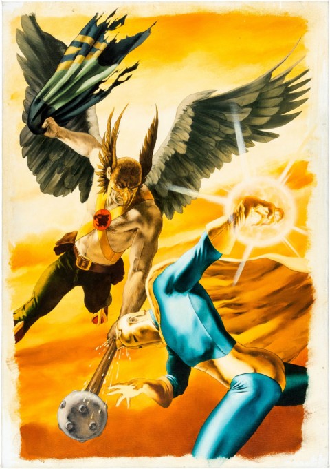 Hawkman issue 25 cover by John Watson.  Source.