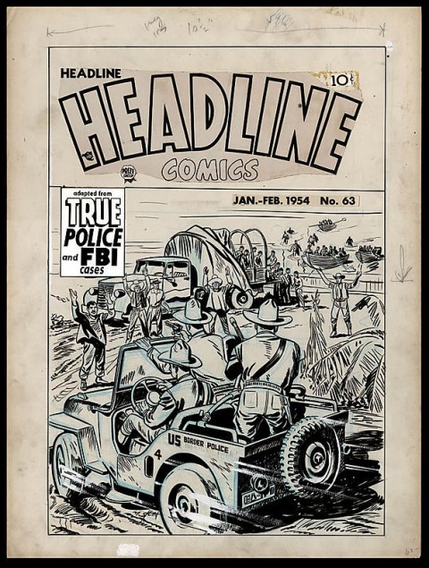 Headline Comics issue 63 cover by Marvin Stein.  Source.