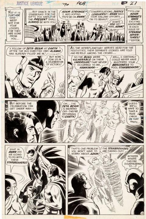 Justice League of America issue 96 page 23 by Dick Dillin and Joe Giella.  Source.