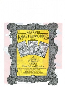 Marvel Masterworks Excalibur promo bag 1987 front