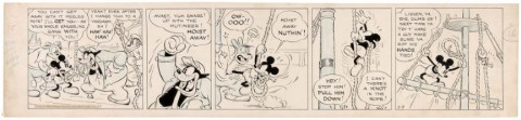 Mickey Mouse daily 03-09-1934 by Floyd Gottfredson.  Source.