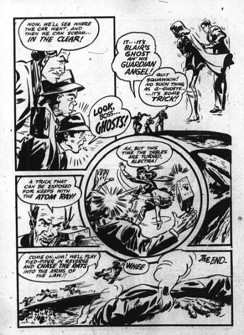 The last Bell Nelvana page from Triumph Comics No. 31